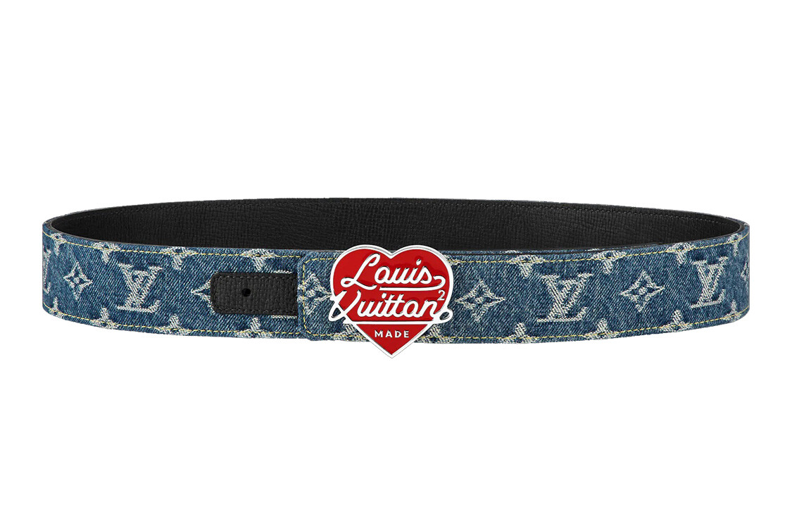 Ремень кожаный Louis Vuitton x Nigo, синий
Ремень кожаный Louis Vuitton x Nigo, синий