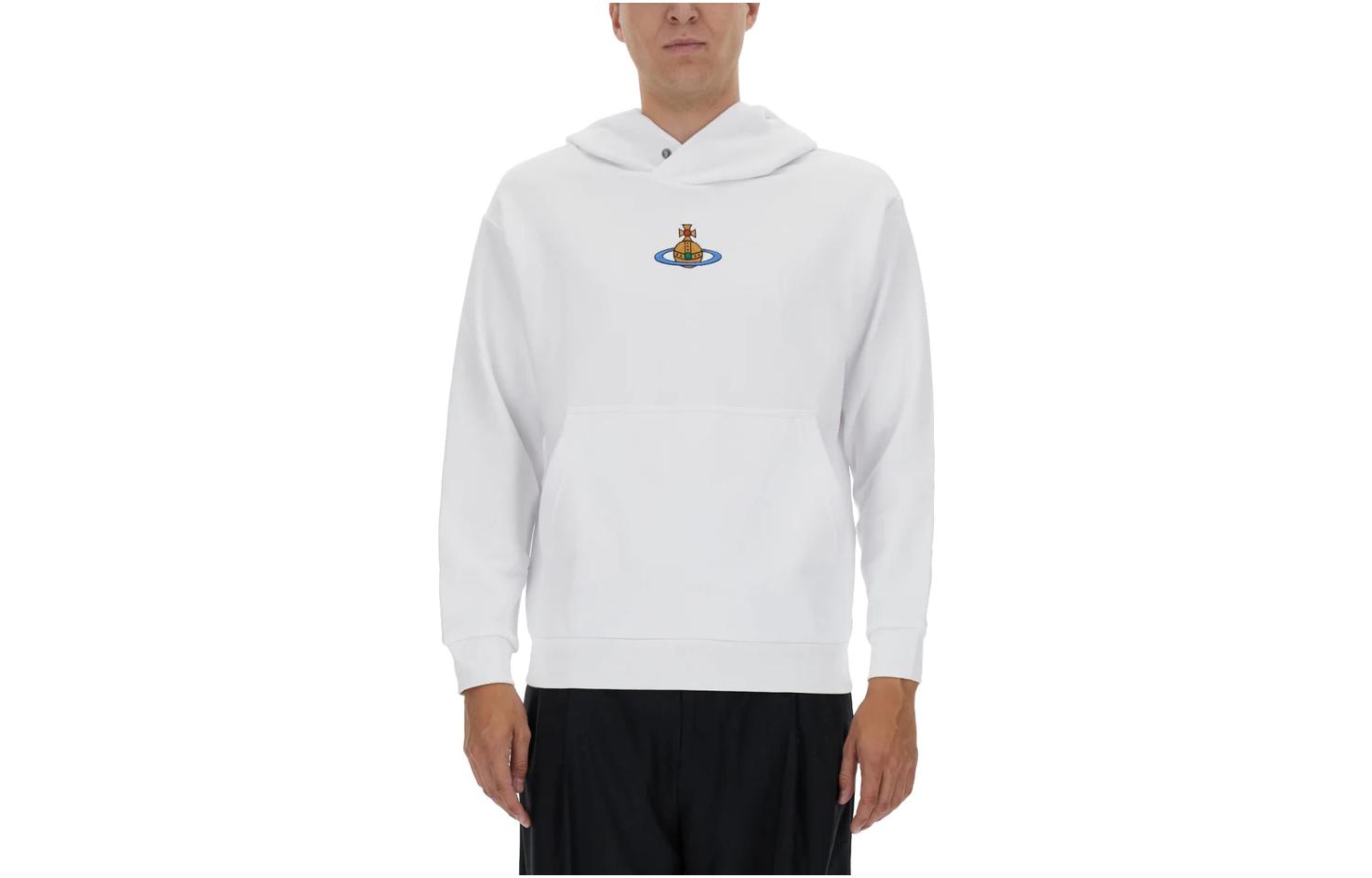 Толстовка с длинными рукавами и вышитым логотипом Vivienne Westwood, белый
Толстовка с длинными рукавами и вышитым логотипом Vivienne Westwood, белый