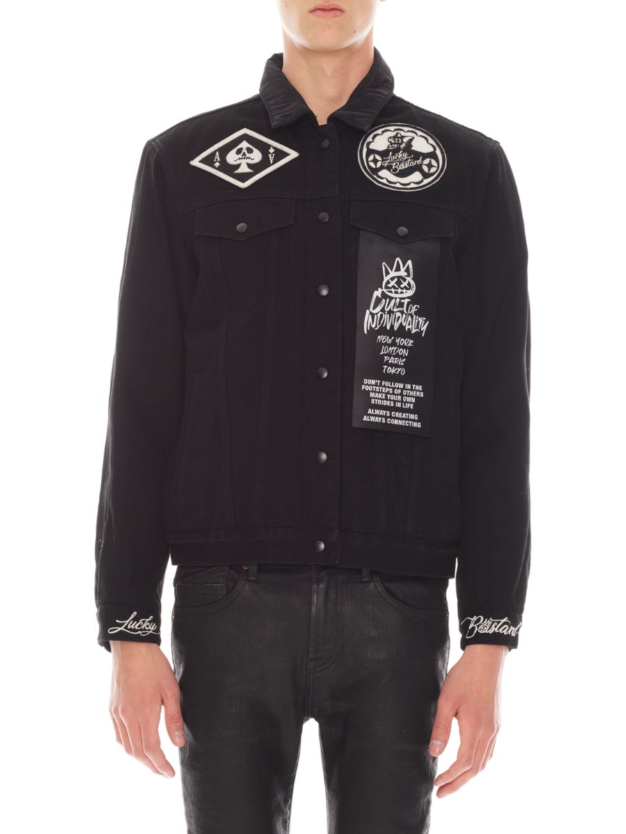 Джинсовая куртка с аппликацией Cult Of Individuality, черный
Джинсовая куртка с аппликацией Cult Of Individuality, черный