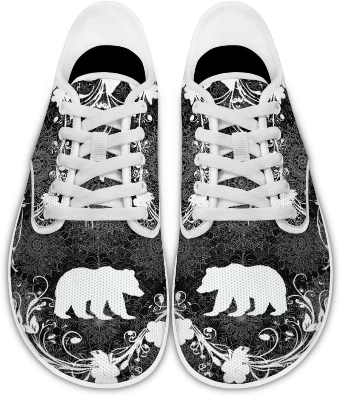 Кроссовки для ходьбы с широким носком, обувь для ходьбы Pointodoor, Bear Boho Mandala Print
Кроссовки для ходьбы с широким носком, обувь для ходьбы Pointodoor, Bear Boho Mandala Print