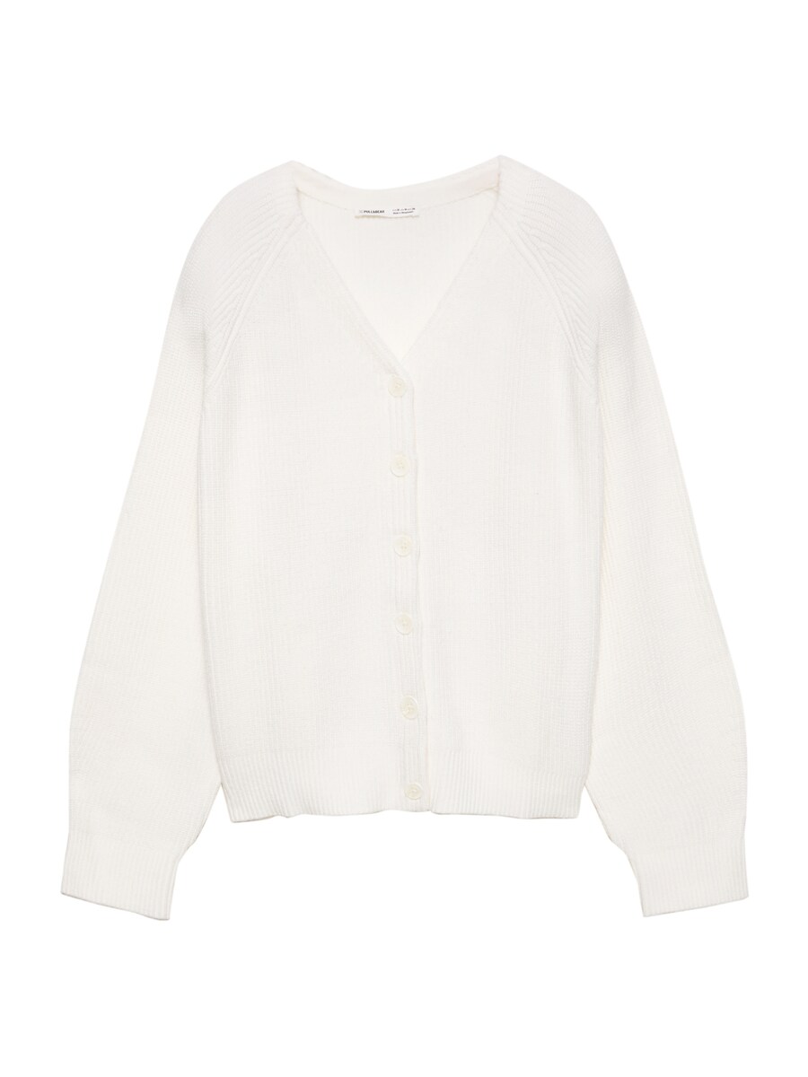 Вязаный кардиган Pull&Bear, экрю
Вязаный кардиган Pull&Bear, экрю