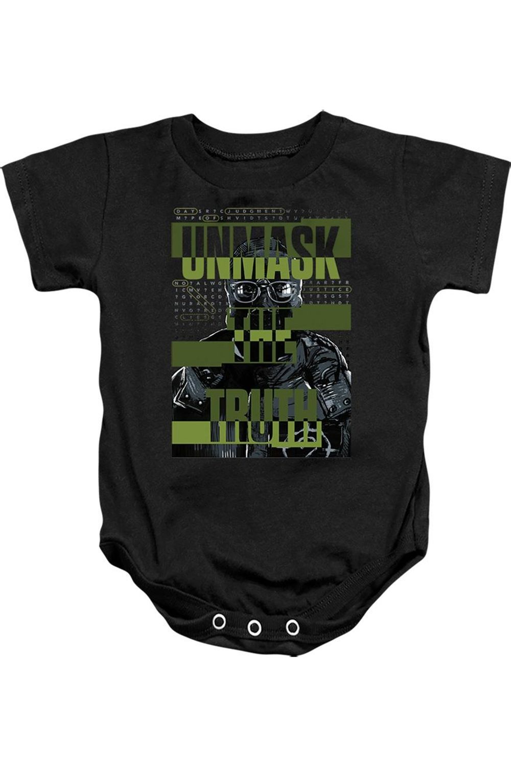 Детский комбинезон "Бэтмен: Раскрой правду" Gildan, черный
Детский комбинезон "Бэтмен: Раскрой правду" Gildan, черный