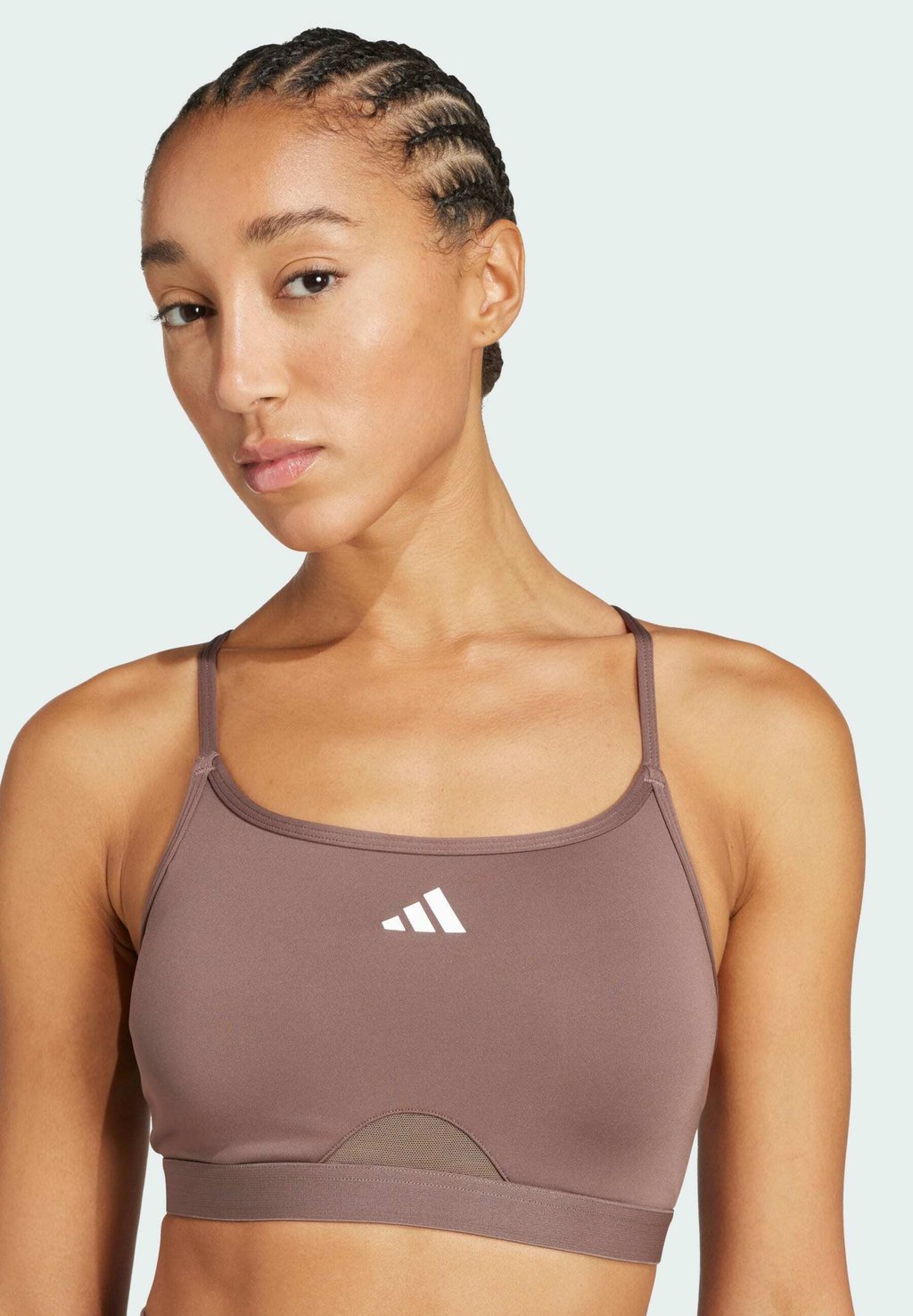 Спортивный бюстгальтер с легкой поддержкой 3STRIPES Adidas Performance, коричневый
Спортивный бюстгальтер с легкой поддержкой 3STRIPES Adidas Performance, коричневый