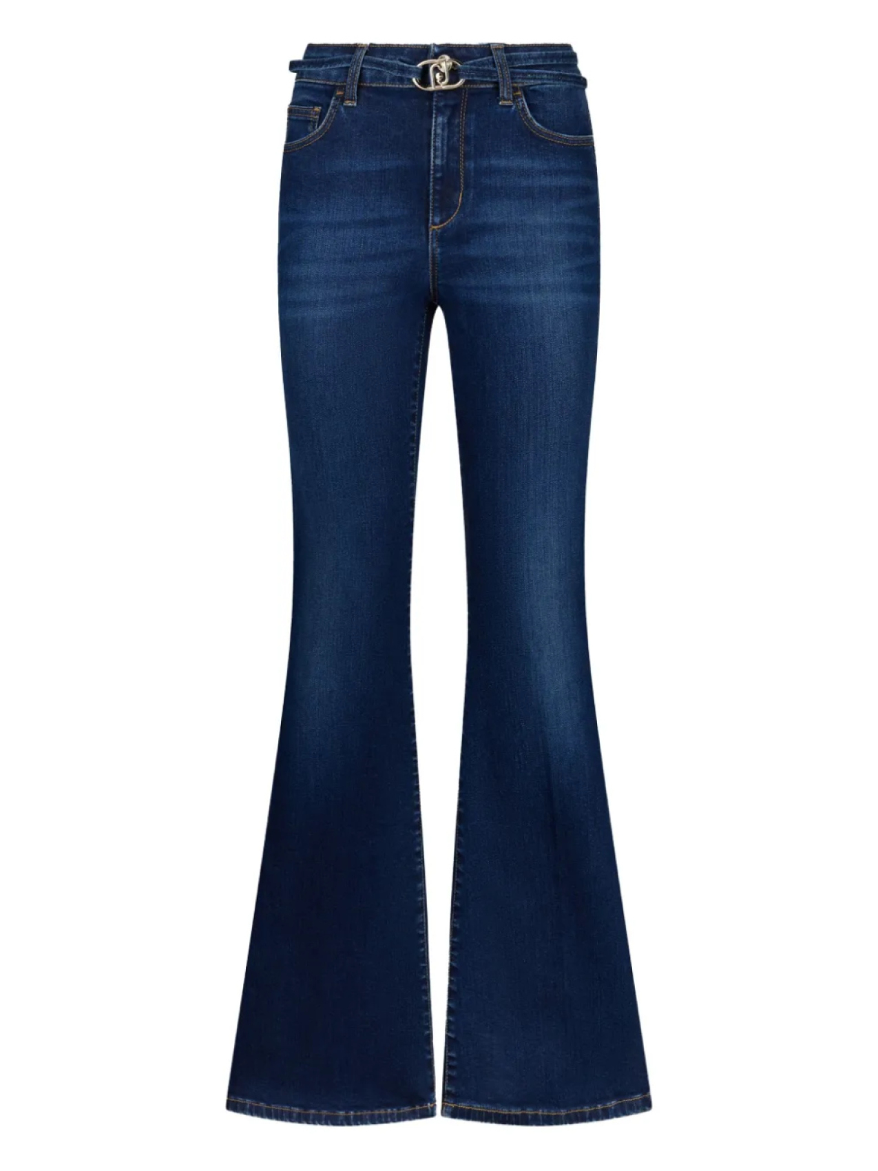 Расклешенные джинсы с ремнем LIU JO, синий
Расклешенные джинсы с ремнем LIU JO, синий