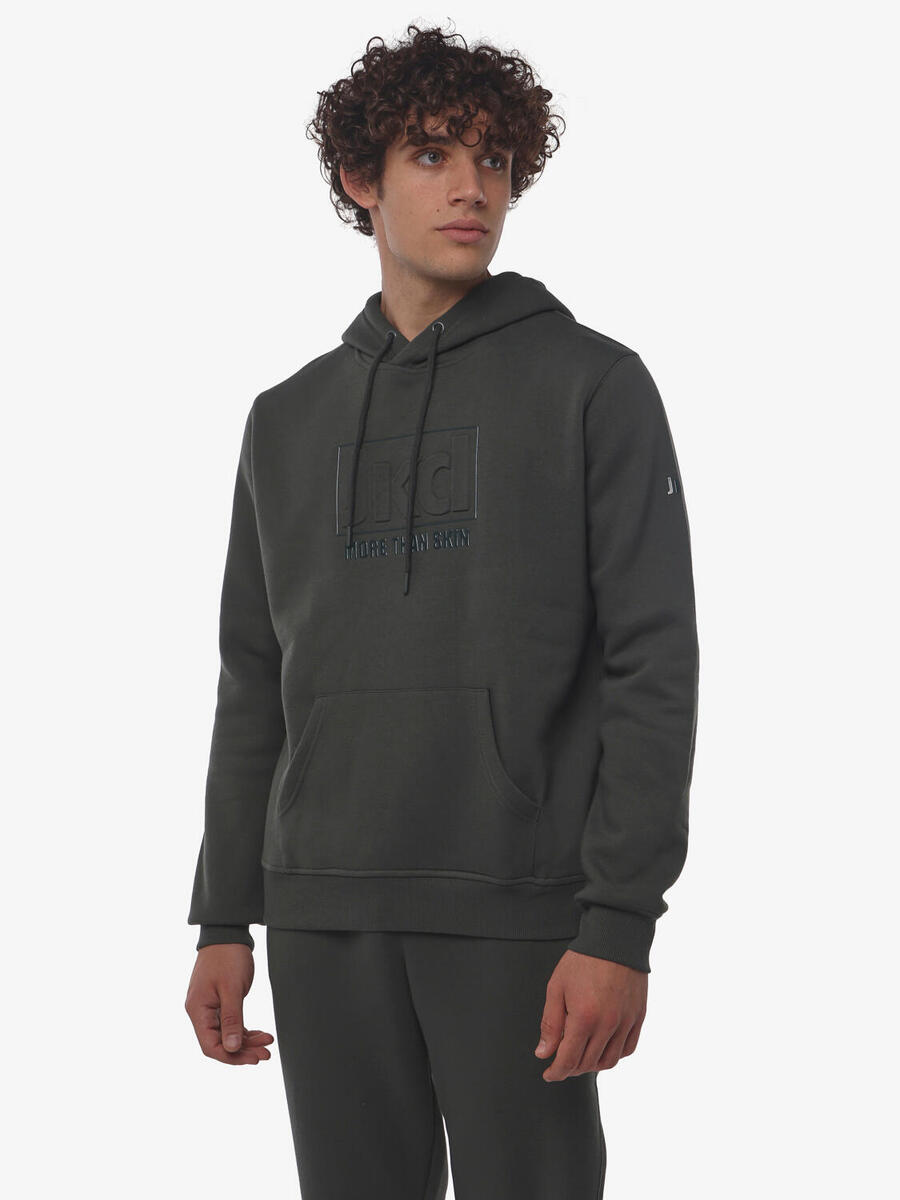 JAKED Темно-зеленая хлопковая фитнес-толстовка для мужчин
JAKED Темно-зеленая хлопковая фитнес-толстовка для мужчин