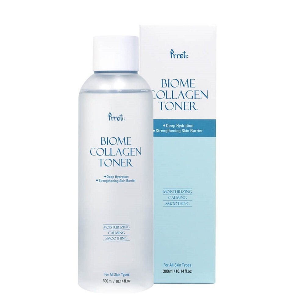 Prreti, Коллагеновый тоник для лица Biome, 300 мл
Prreti, Коллагеновый тоник для лица Biome, 300 мл