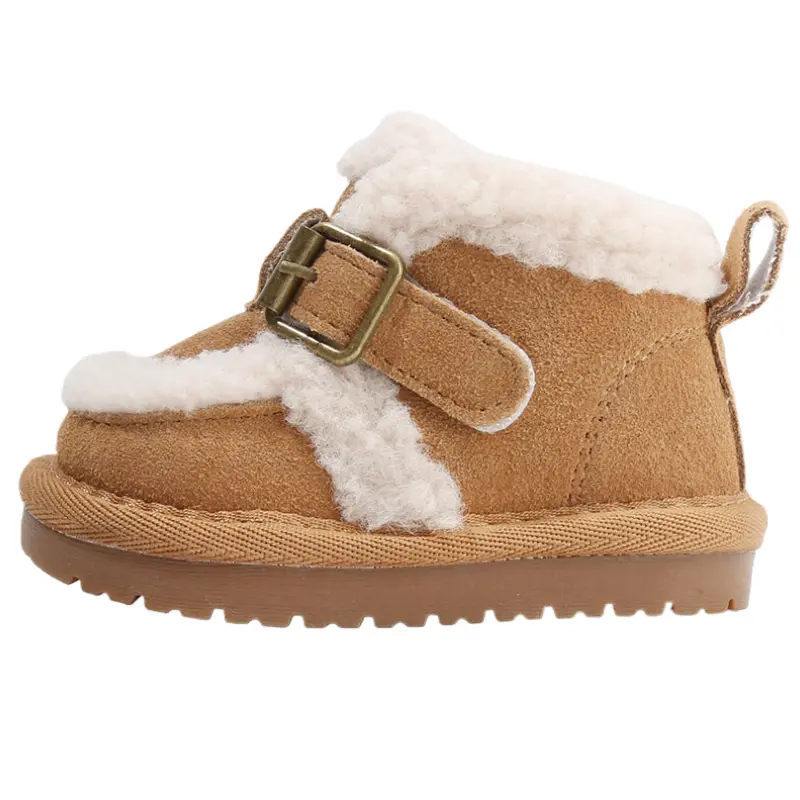 Нескользящие теплые детские туфли для младенцев и малышей MAIBUXIONG, коричневый
Нескользящие теплые детские туфли для младенцев и малышей MAIBUXIONG, коричневый