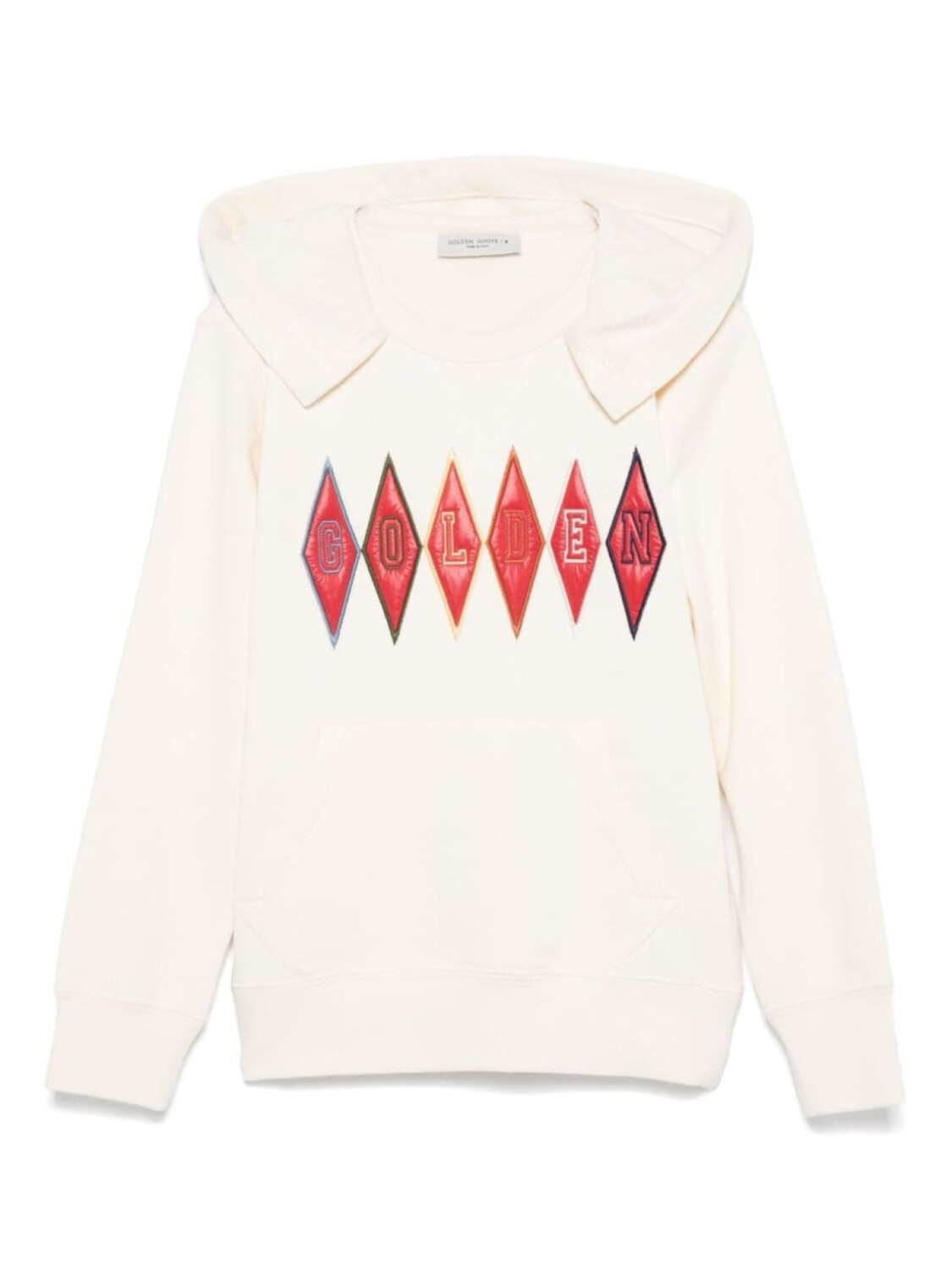 Golden Goose Kids худи с нашивкой, белый
Golden Goose Kids худи с нашивкой, белый