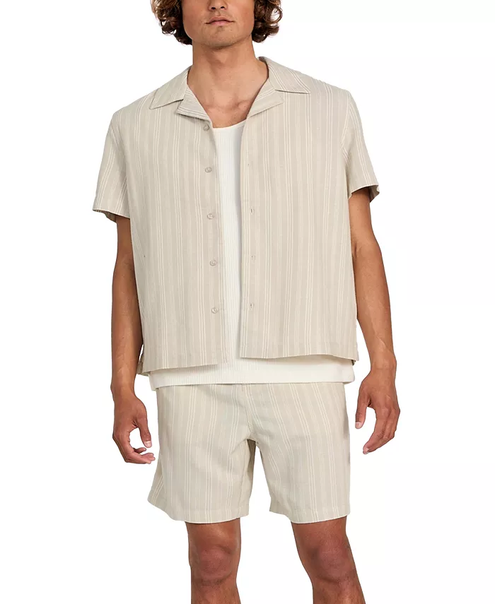 Мужская короткая рубашка с коротким рукавом Fletcher на пуговицах GUESS, коричневый/бежевый
Мужская короткая рубашка с коротким рукавом Fletcher на пуговицах GUESS, коричневый/бежевый