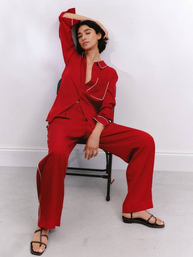 Рубашка с длинным рукавом с кантом kinsey HUSH, красный
Рубашка с длинным рукавом с кантом kinsey HUSH, красный