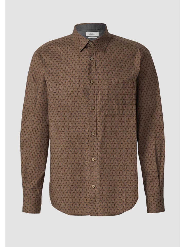 Рубашка в цвете 86A1_cognac s.Oliver
Рубашка в цвете 86A1_cognac s.Oliver