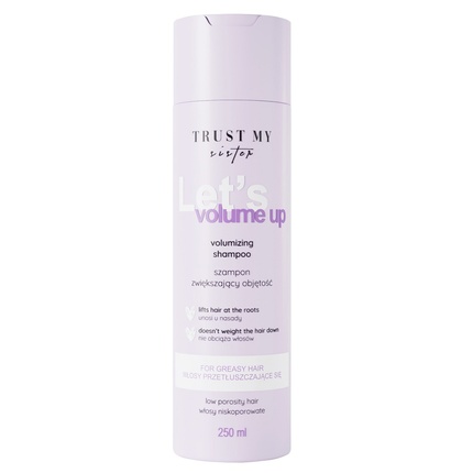 Шампунь для волос с низкой пористостью, увеличивающий объем 250 мл Trust My Sisters
Шампунь для волос с низкой пористостью, увеличивающий объем 250 мл Trust My Sisters