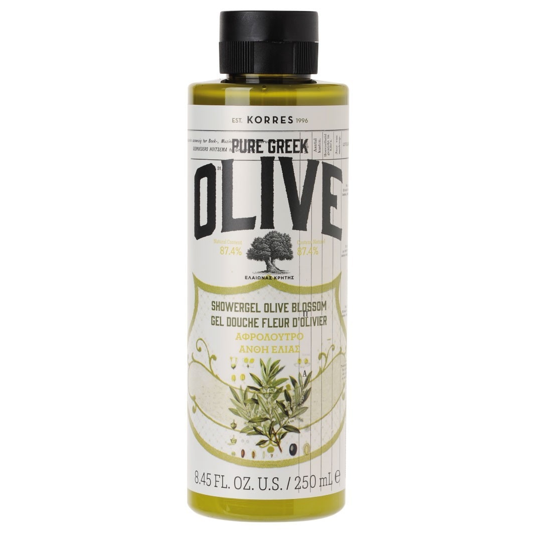Гель для душа olive & olive blossom showergel Korres, объем 250 мл
Гель для душа olive & olive blossom showergel Korres, объем 250 мл