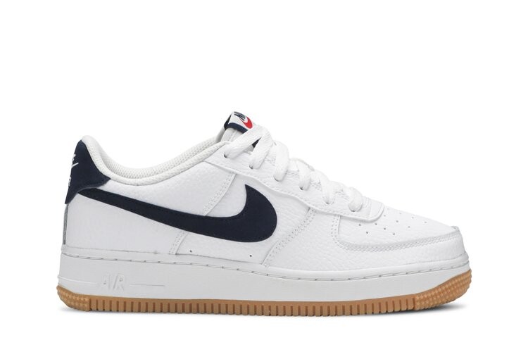 Кроссовки Nike Air Force 1 Low GS, белый 
Кроссовки Nike Air Force 1 Low GS, белый