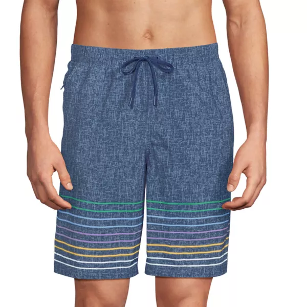 Мужские плавки для волейбола длиной 9 дюймов Lands' End, цвет indigo border stripe
Мужские плавки для волейбола длиной 9 дюймов Lands' End, цвет indigo border stripe