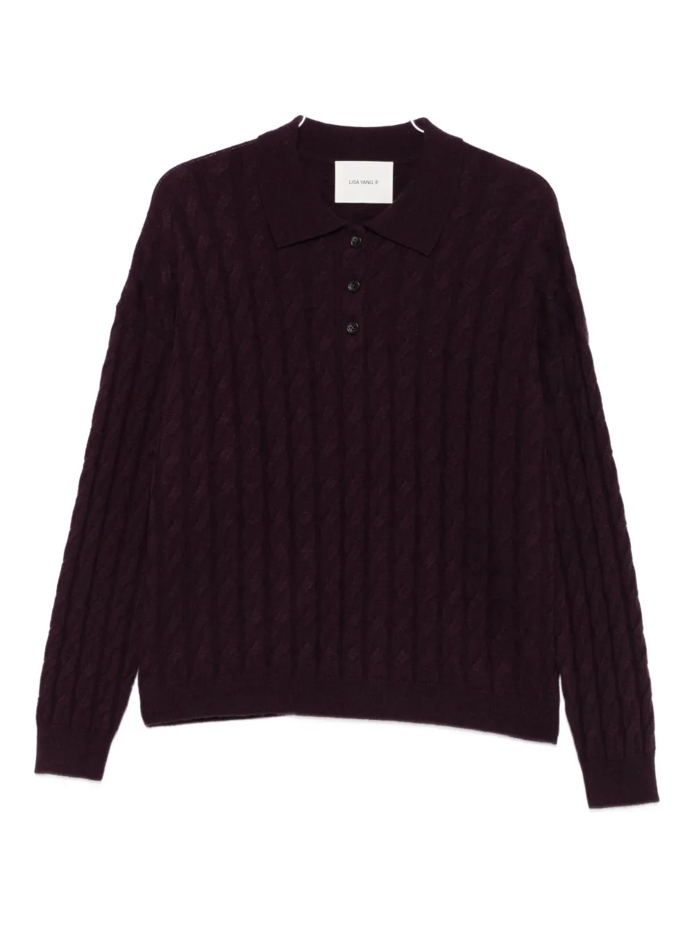 Водолазка-джемпер с косовой вязкой Lisa Yang, фиолетовый
Водолазка-джемпер с косовой вязкой Lisa Yang, фиолетовый