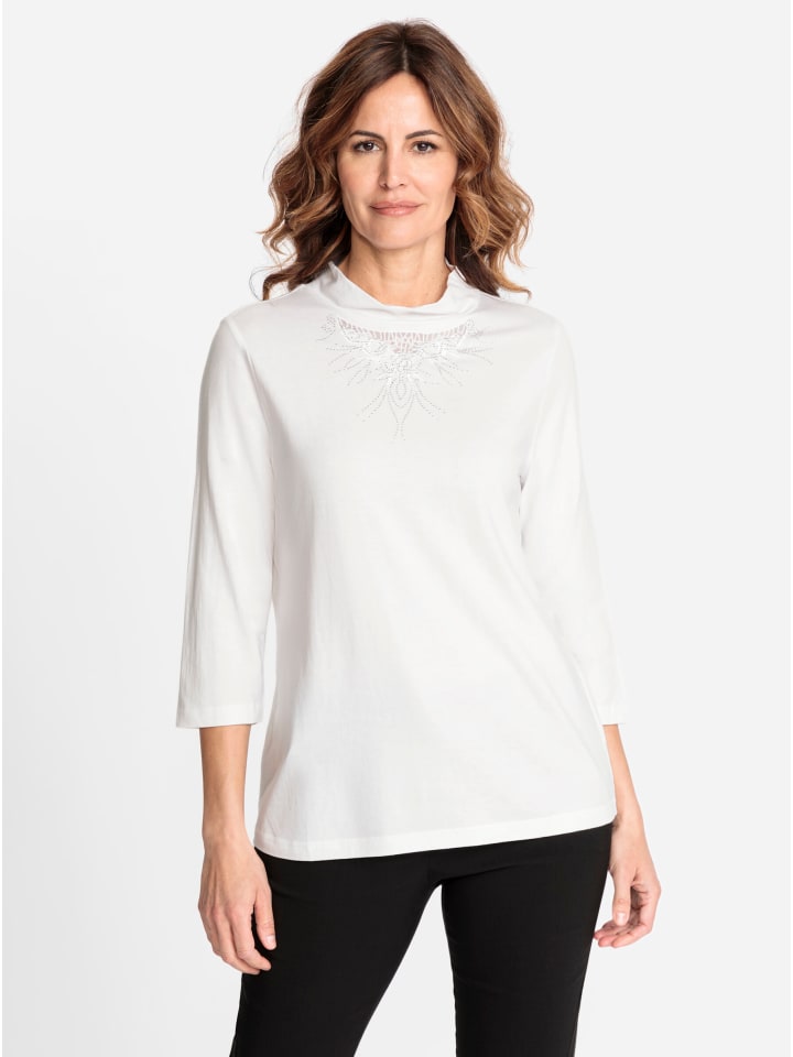 Рубашка с рукавами 3/4 цвета экрю WITT WEIDEN
Рубашка с рукавами 3/4 цвета экрю WITT WEIDEN