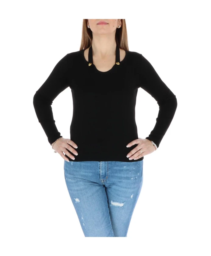 Вязаный свитер в рубчик с длинными рукавами 1g155k y6dy Pinko, черный
Вязаный свитер в рубчик с длинными рукавами 1g155k y6dy Pinko, черный