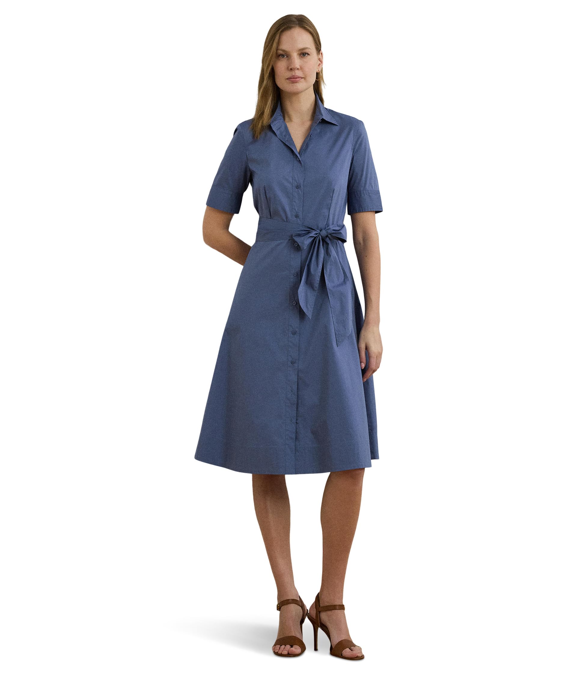Платье Lauren Ralph Lauren Cotton-Blend Shirtdress, Capri Blue
Платье Lauren Ralph Lauren Cotton-Blend Shirtdress, Capri Blue