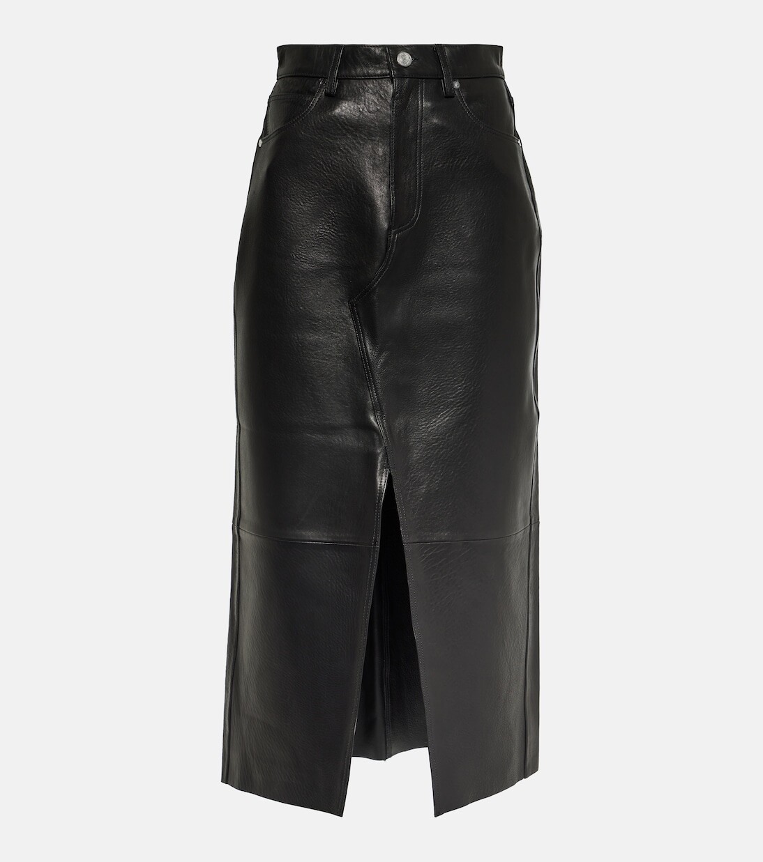 Кожаная юбка миди midaxi с высокой посадкой Frame, черный
Кожаная юбка миди midaxi с высокой посадкой Frame, черный