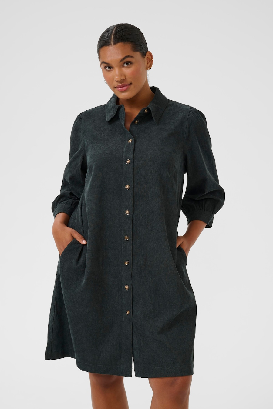 Платье-рубашка KAFFE CURVE Verana, Fir
Платье-рубашка KAFFE CURVE Verana, Fir