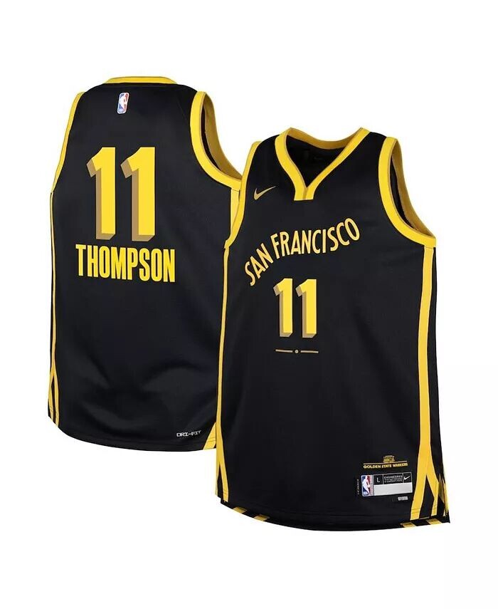 Черная футболка Big Boys Klay Thompson Golden State Warriors 2023/24 Swingman - City Edition Nike, черный
Черная футболка Big Boys Klay Thompson Golden State Warriors 2023/24 Swingman - City Edition Nike, черный