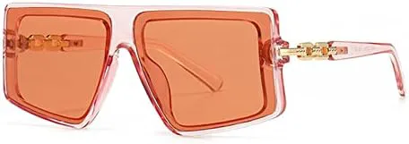 Солнцезащитные очки для женщин в стиле ретро, разноцветные, с защитой от УФ-излучения UV400; солнцезащитные очки для мужчин, желтые и фиолетовые MTZJH, Pink Orange
Солнцезащитные очки для женщин в стиле ретро, разноцветные, с защитой от УФ-излучения UV400; солнцезащитные очки для мужчин, желтые и фиолетовые MTZJH, Pink Orange