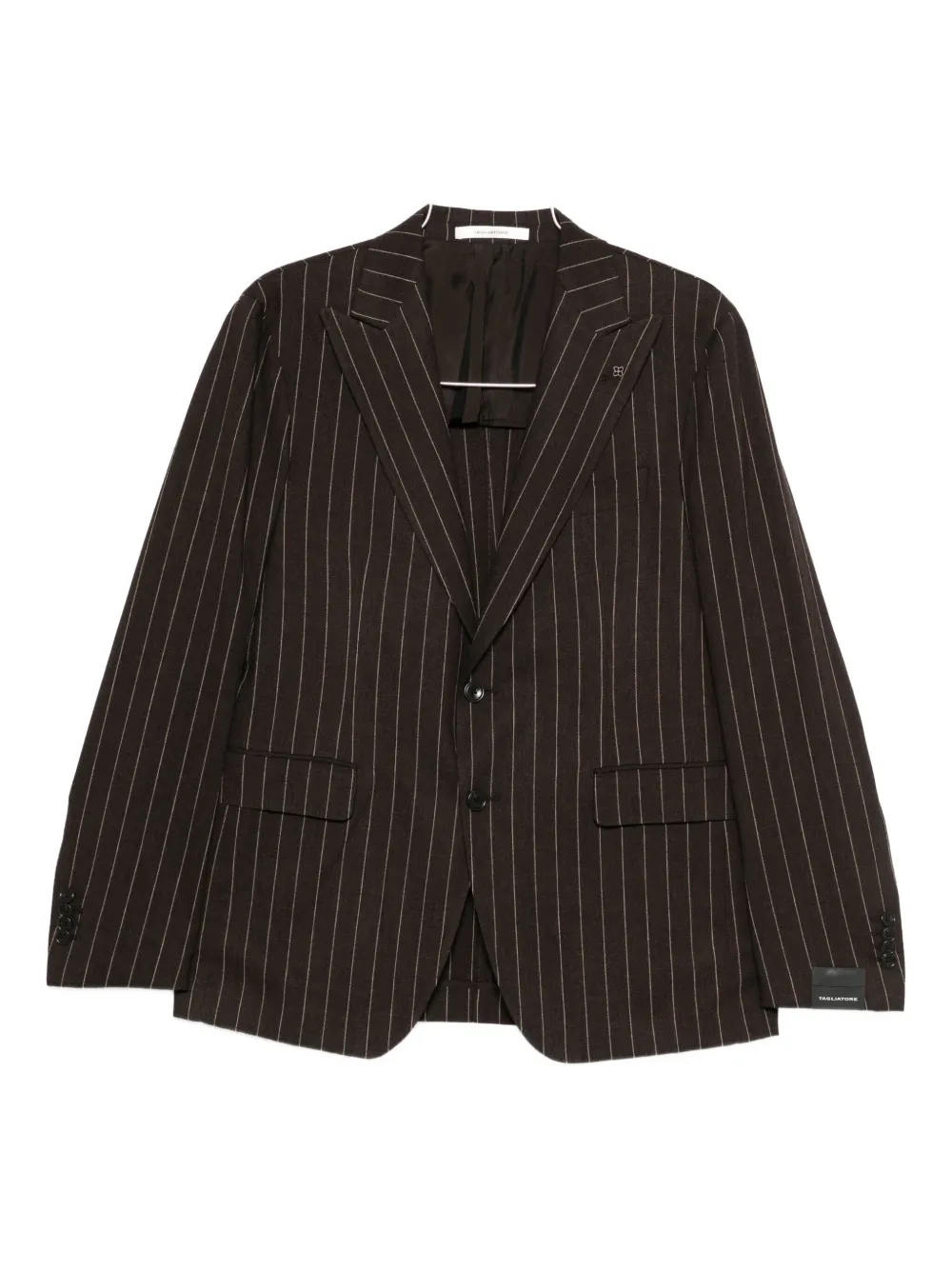 Костюм с принтом в полоску Tagliatore, коричневый
Костюм с принтом в полоску Tagliatore, коричневый