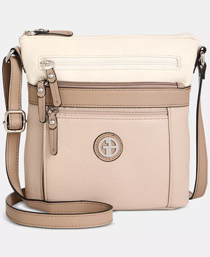 Маленькая сумка через плечо с тремя карманами Giani Bernini, коричневый/бежевый
Маленькая сумка через плечо с тремя карманами Giani Bernini, коричневый/бежевый