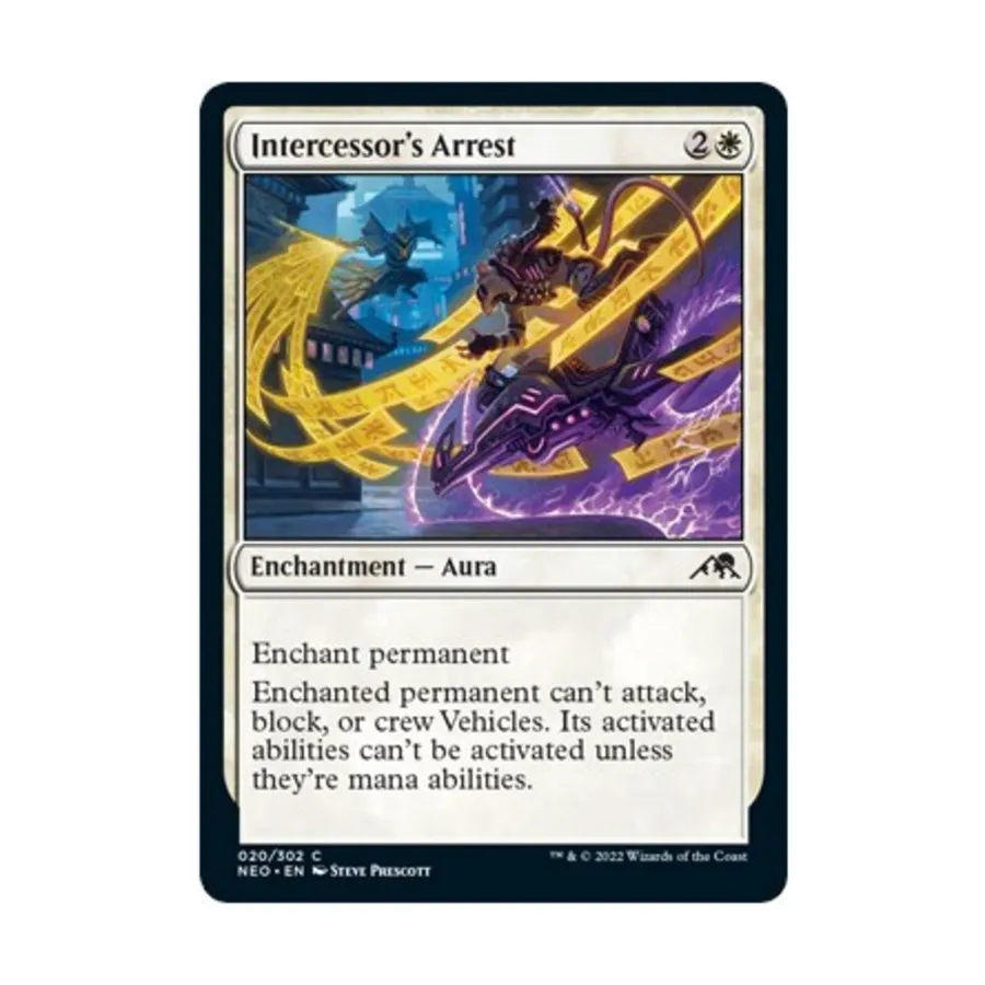 CCG Арест заступника (C) (фольга), MTG - Kamigawa : Neon Dynasty
CCG Арест заступника (C) (фольга), MTG - Kamigawa : Neon Dynasty