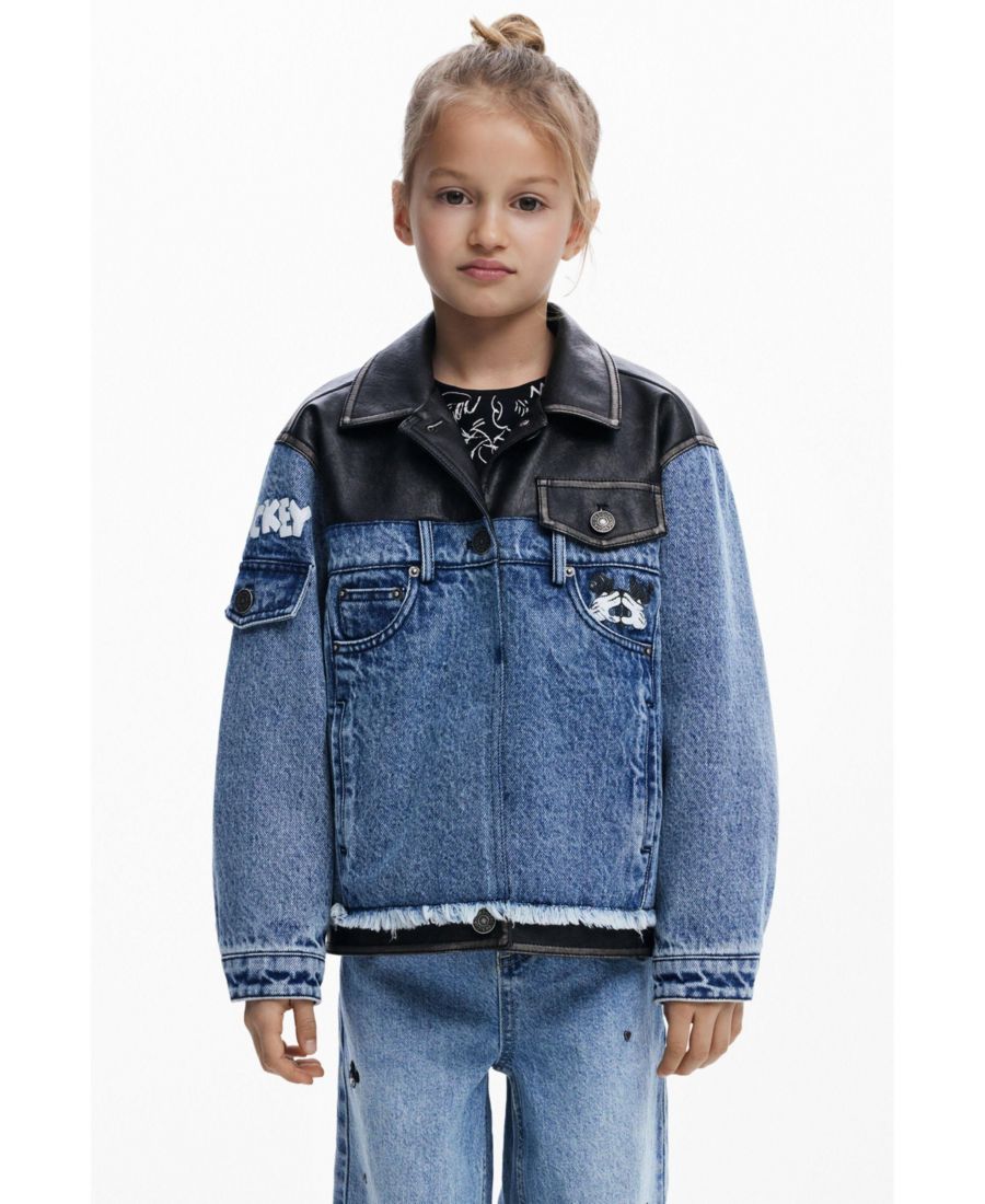 Детская комбинированная куртка с Микки Маусом Desigual, Medium blue
Детская комбинированная куртка с Микки Маусом Desigual, Medium blue