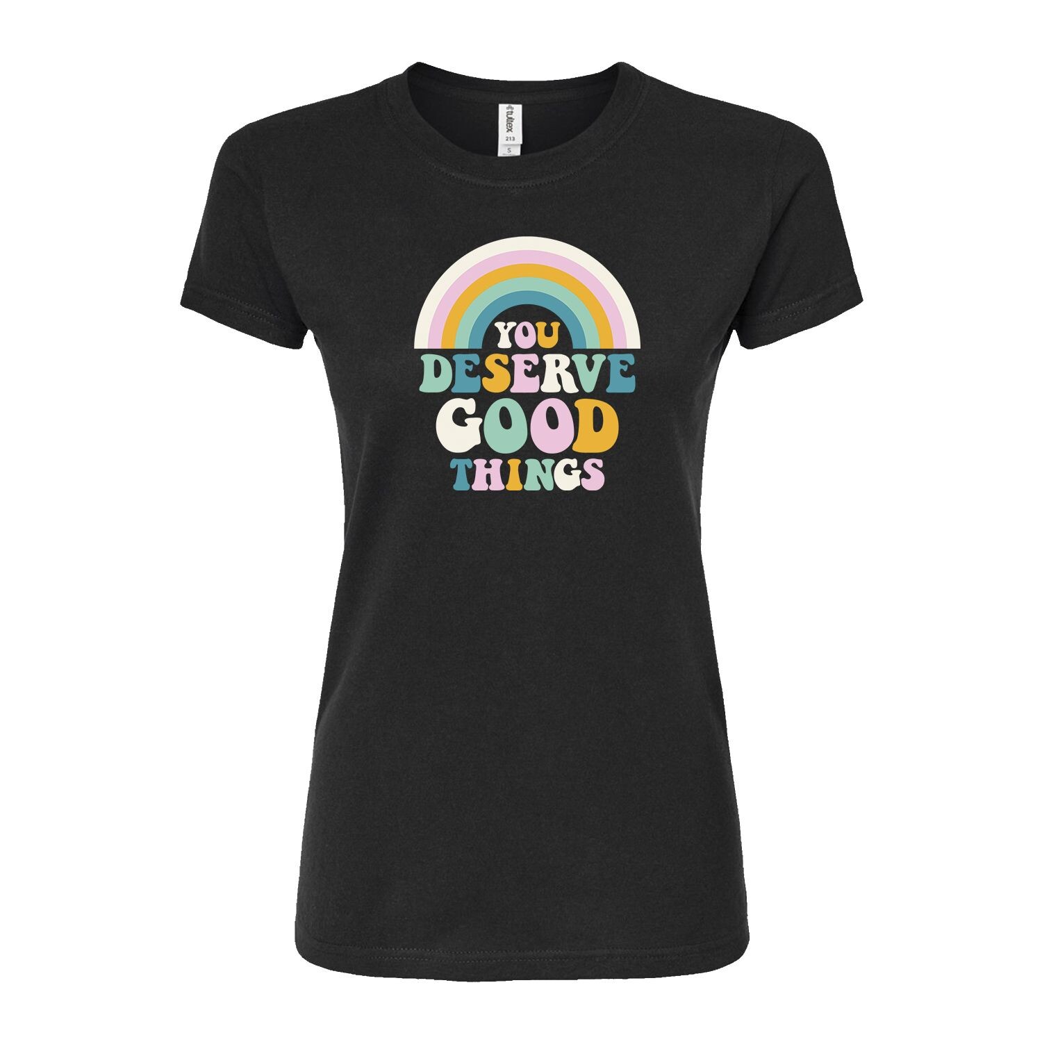 Детская футболка с приталенным рисунком «Вы заслуживаете хороших вещей» Licensed Character
Детская футболка с приталенным рисунком «Вы заслуживаете хороших вещей» Licensed Character