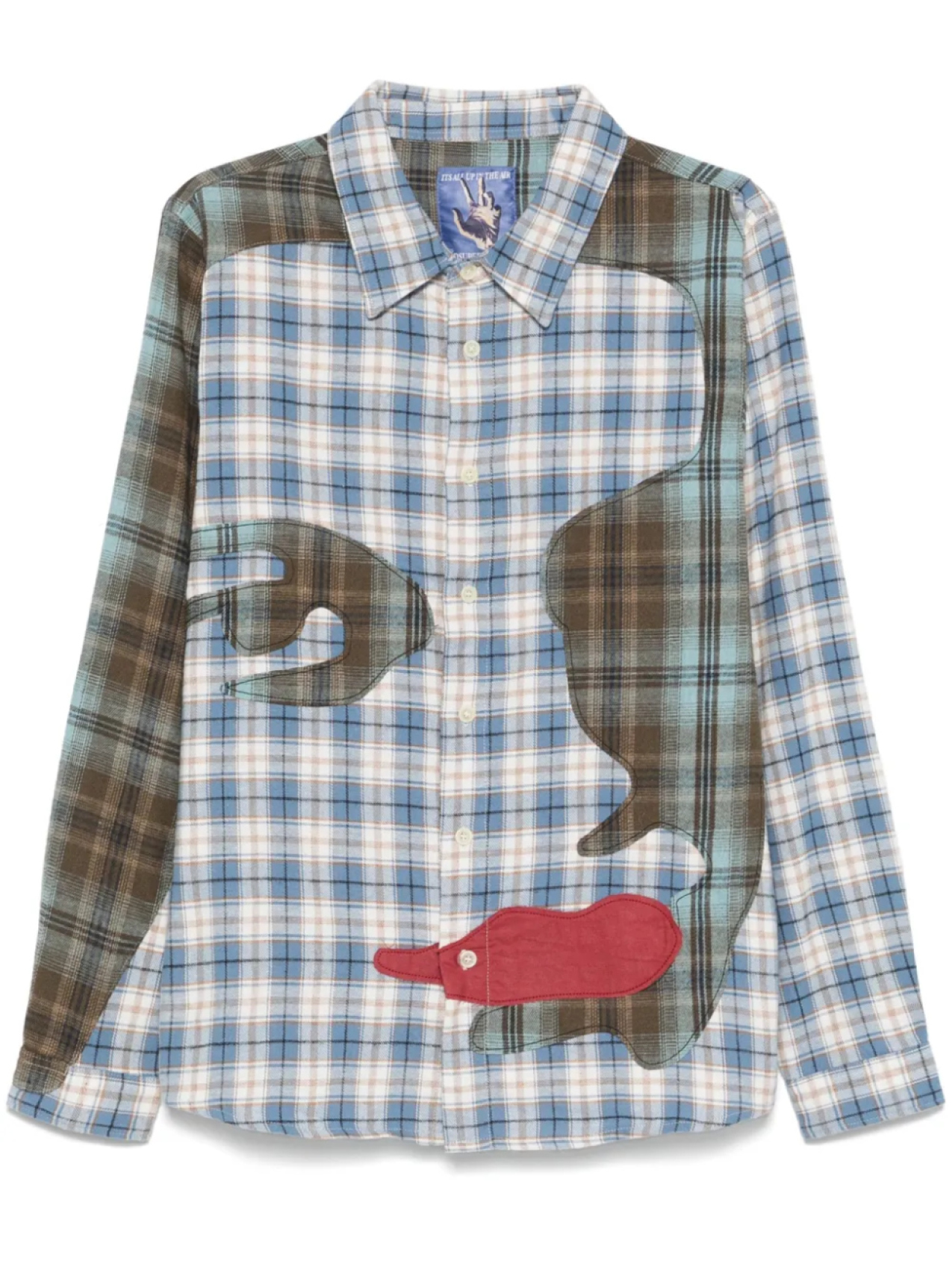 KidSuper рубашка в технике пэчворк, синий
KidSuper рубашка в технике пэчворк, синий