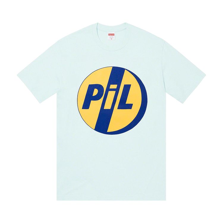 Футболка Supreme x PiL Tee Pale Blue, синий 
Футболка Supreme x PiL Tee Pale Blue, синий