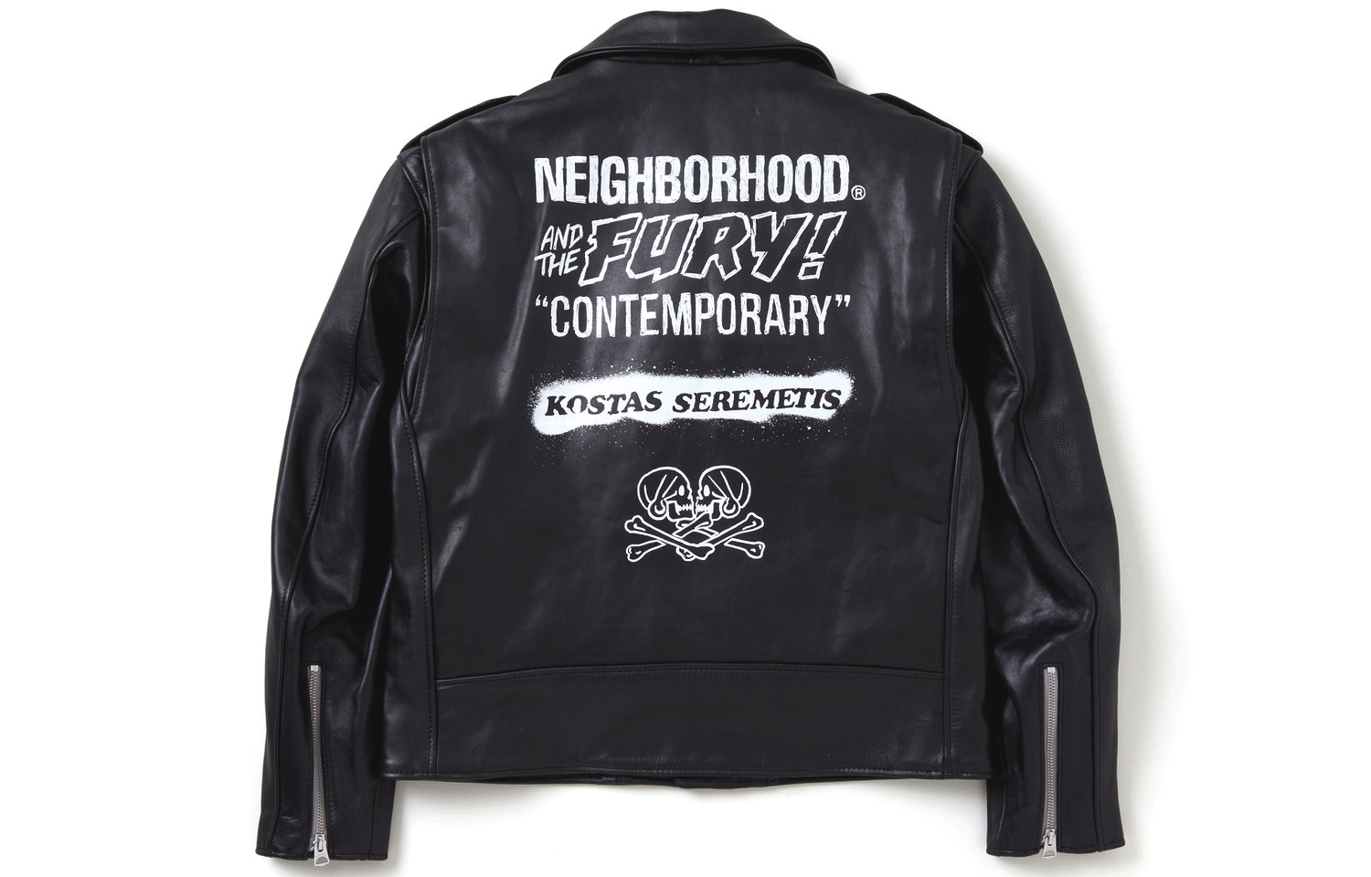 NEIGHBORHOOD Кожаная куртка Schott X Kostas FW23 унисекс, Black
NEIGHBORHOOD Кожаная куртка Schott X Kostas FW23 унисекс, Black