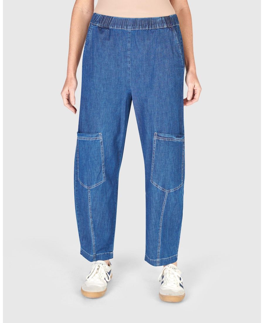 Женские джинсы свободного кроя "Папайя" Alembika, Denim
Женские джинсы свободного кроя "Папайя" Alembika, Denim