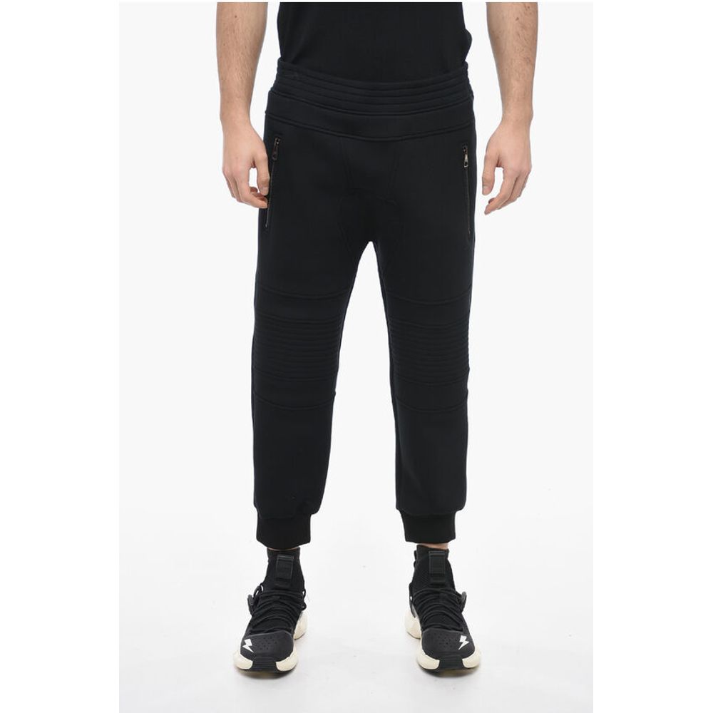 Неопреновые байкерские брюки облегающего кроя с заниженной талией Neil Barrett, Black
Неопреновые байкерские брюки облегающего кроя с заниженной талией Neil Barrett, Black