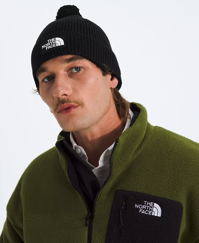 Мужская шапка-бини с логотипом и помпоном The North Face, черный
Мужская шапка-бини с логотипом и помпоном The North Face, черный