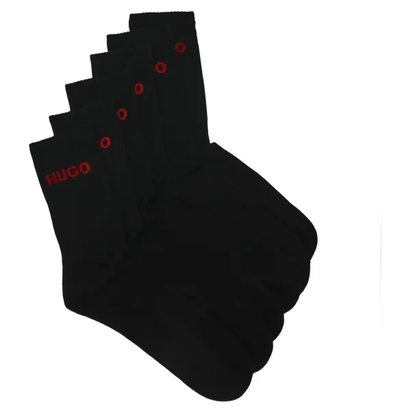 Набор из 6 носков с логотипом в рубчик Hugo, черный
Набор из 6 носков с логотипом в рубчик Hugo, черный