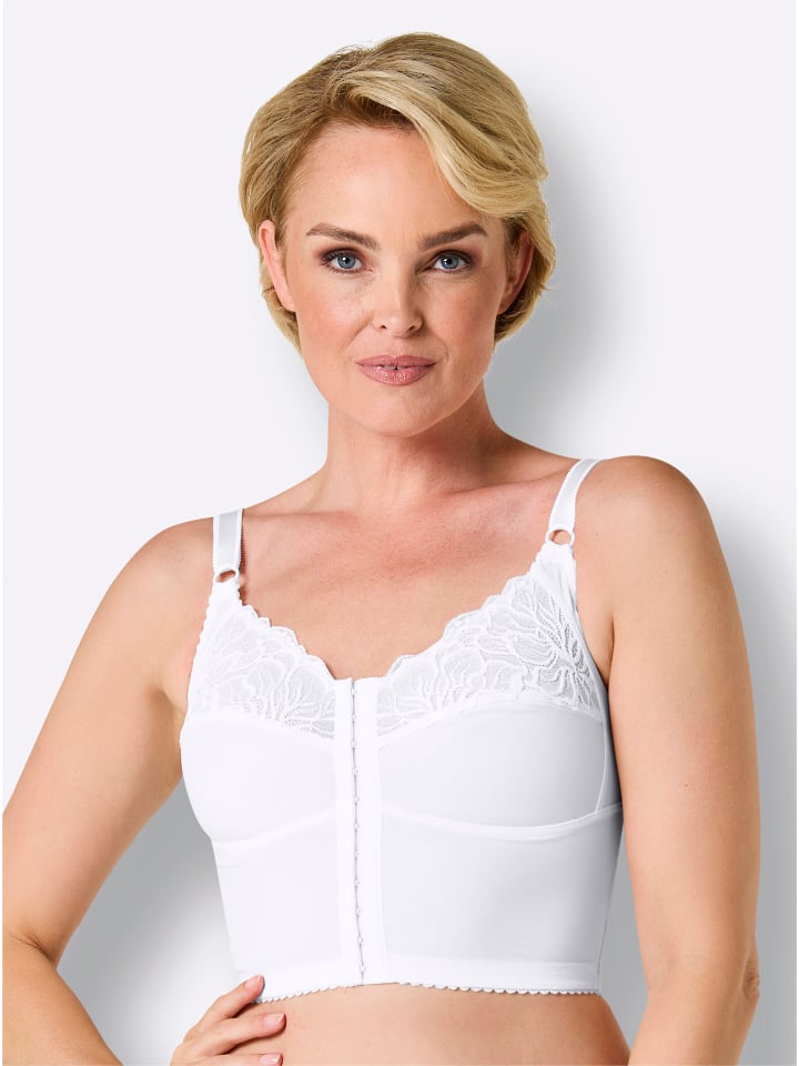 Бюстгальтер с застежкой спереди без косточек, белый цвет WITT WEIDEN
Бюстгальтер с застежкой спереди без косточек, белый цвет WITT WEIDEN