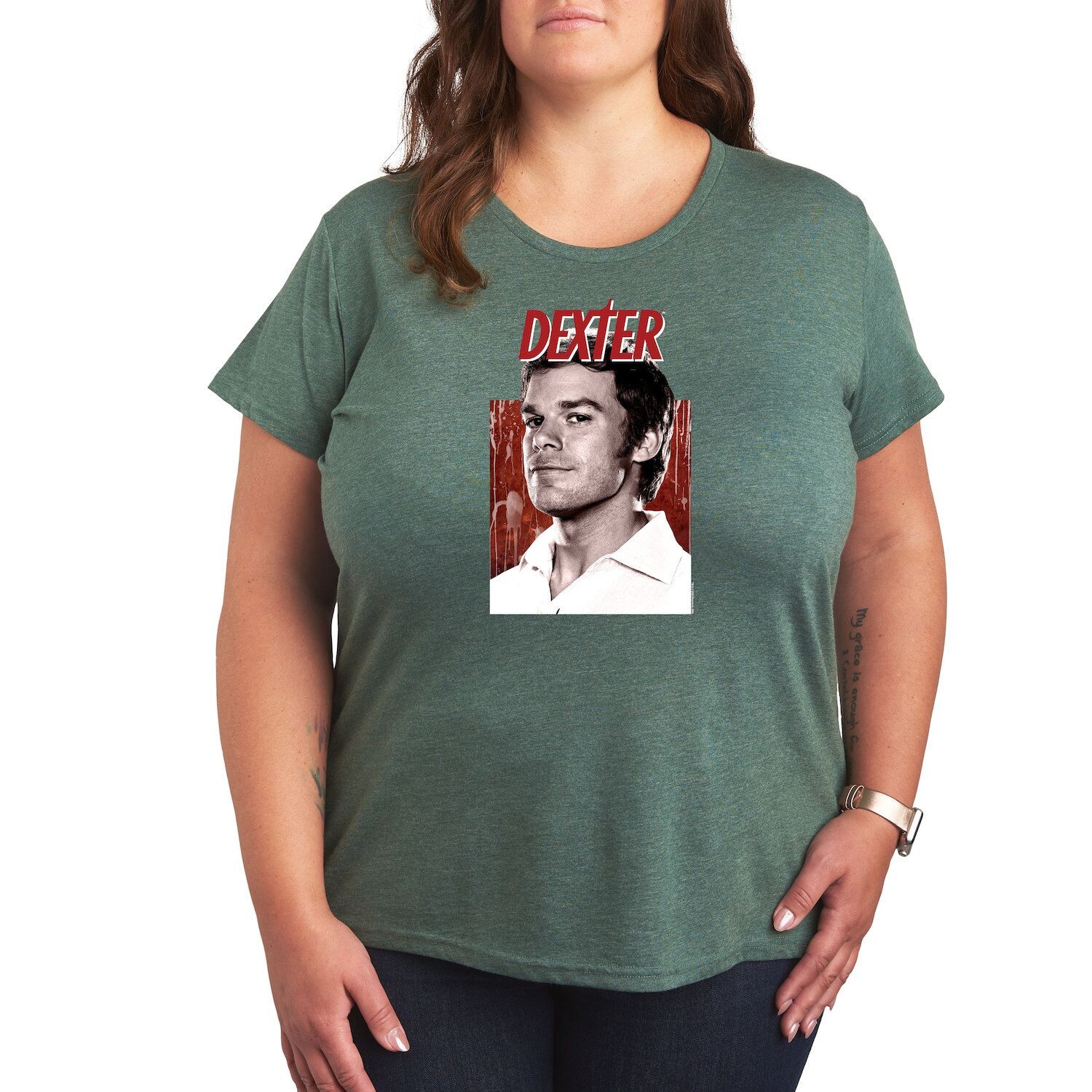Футболка Dexter с портретом для юниоров больших размеров Licensed Character
Футболка Dexter с портретом для юниоров больших размеров Licensed Character