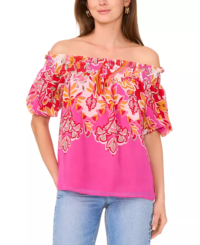 Женский принтованный топ с буфами и открытыми плечами Sam & Jess, мультиколор
Женский принтованный топ с буфами и открытыми плечами Sam & Jess, мультиколор