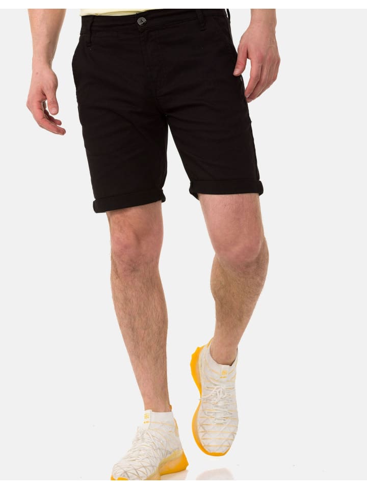 Тканевые шорты Cipo & Baxx, черный 
Тканевые шорты Cipo & Baxx, черный