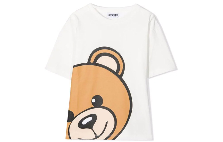 Детская футболка с круглым вырезом, средней толщины Moschino, белый
Детская футболка с круглым вырезом, средней толщины Moschino, белый