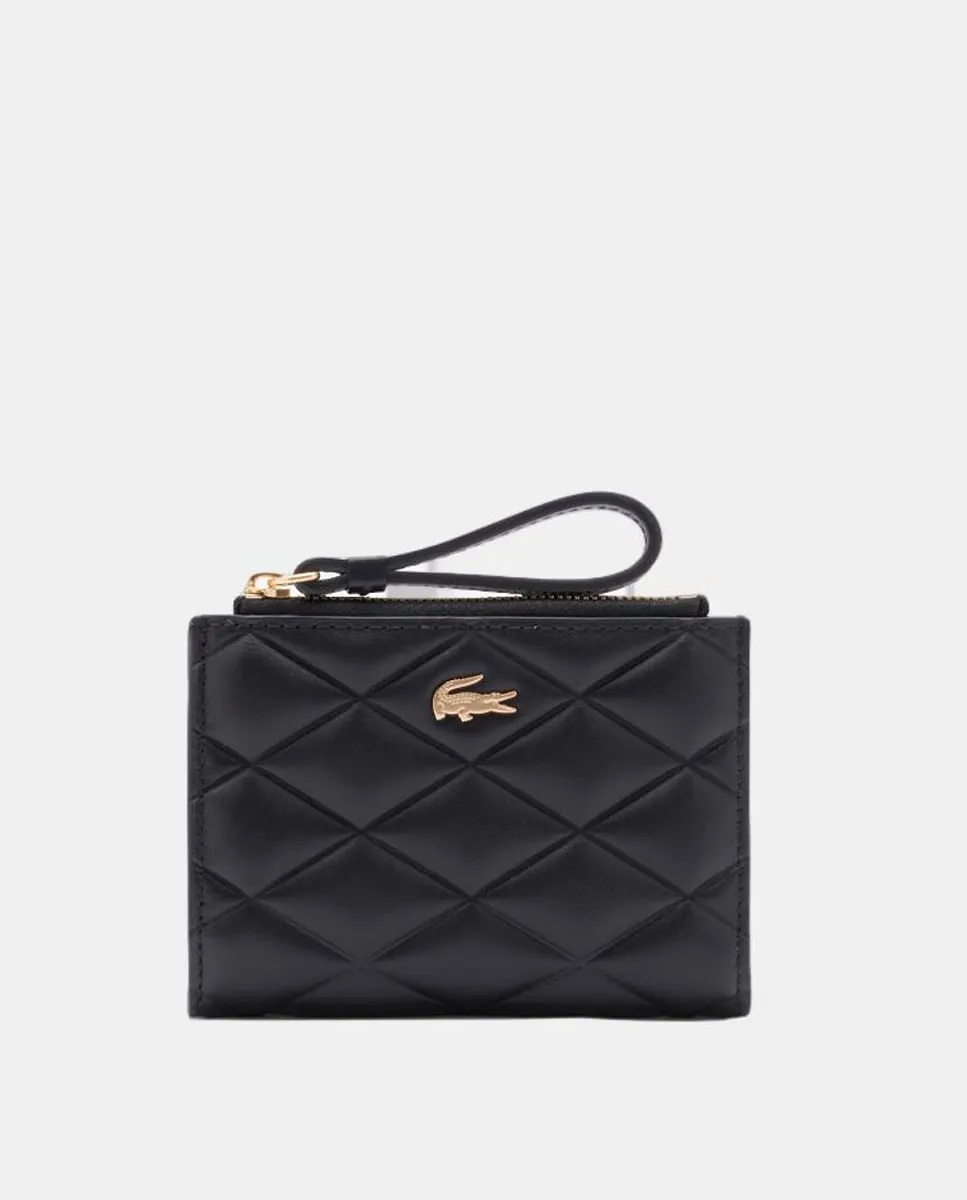 Кошелек с молнией из кожи Lacoste, черный
Кошелек с молнией из кожи Lacoste, черный