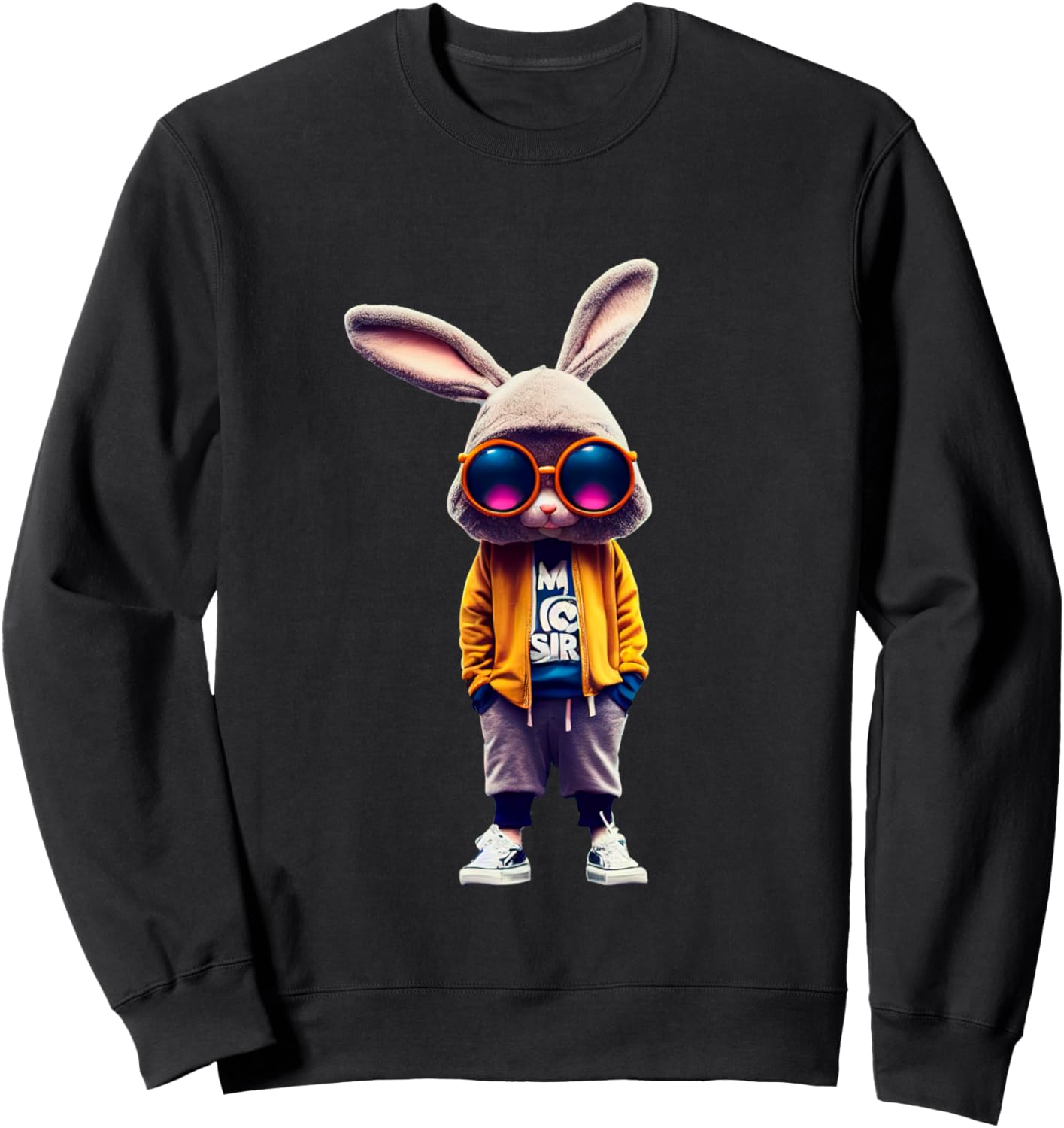 Стильная толстовка в стиле хипстер с зайчиком, уличная мода Cool Bunny Streetwear Style Hip Hop Vibes, черный
Стильная толстовка в стиле хипстер с зайчиком, уличная мода Cool Bunny Streetwear Style Hip Hop Vibes, черный