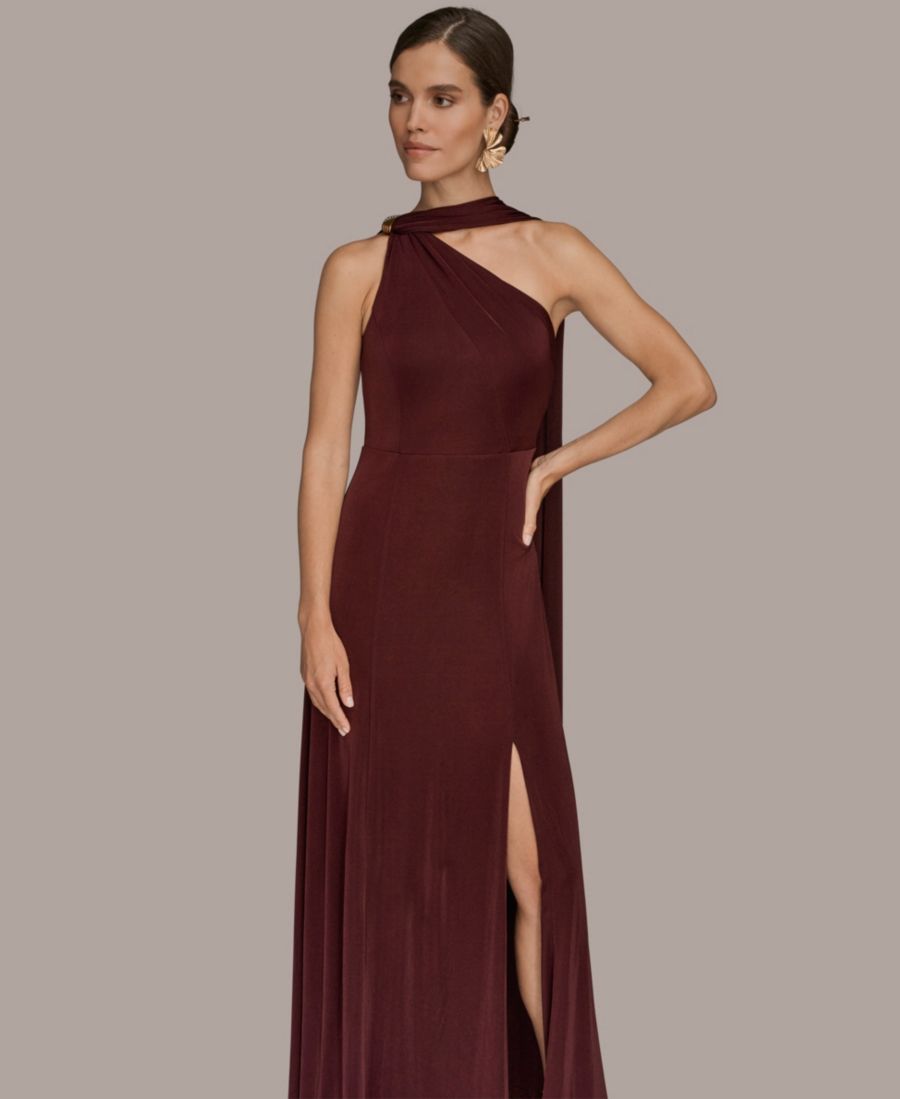 Женское платье без рукавов на одно плечо Donna Karan New York, BERRY
Женское платье без рукавов на одно плечо Donna Karan New York, BERRY