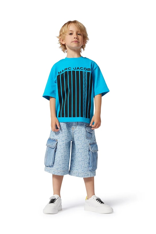 Детская хлопковая футболка Marc Jacobs, синий
Детская хлопковая футболка Marc Jacobs, синий