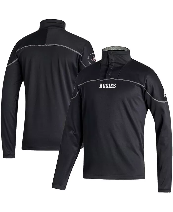 Мужская черная куртка Texas A&M Aggies AEROREADY с четвертной застежкой на кнопки adidas
Мужская черная куртка Texas A&M Aggies AEROREADY с четвертной застежкой на кнопки adidas