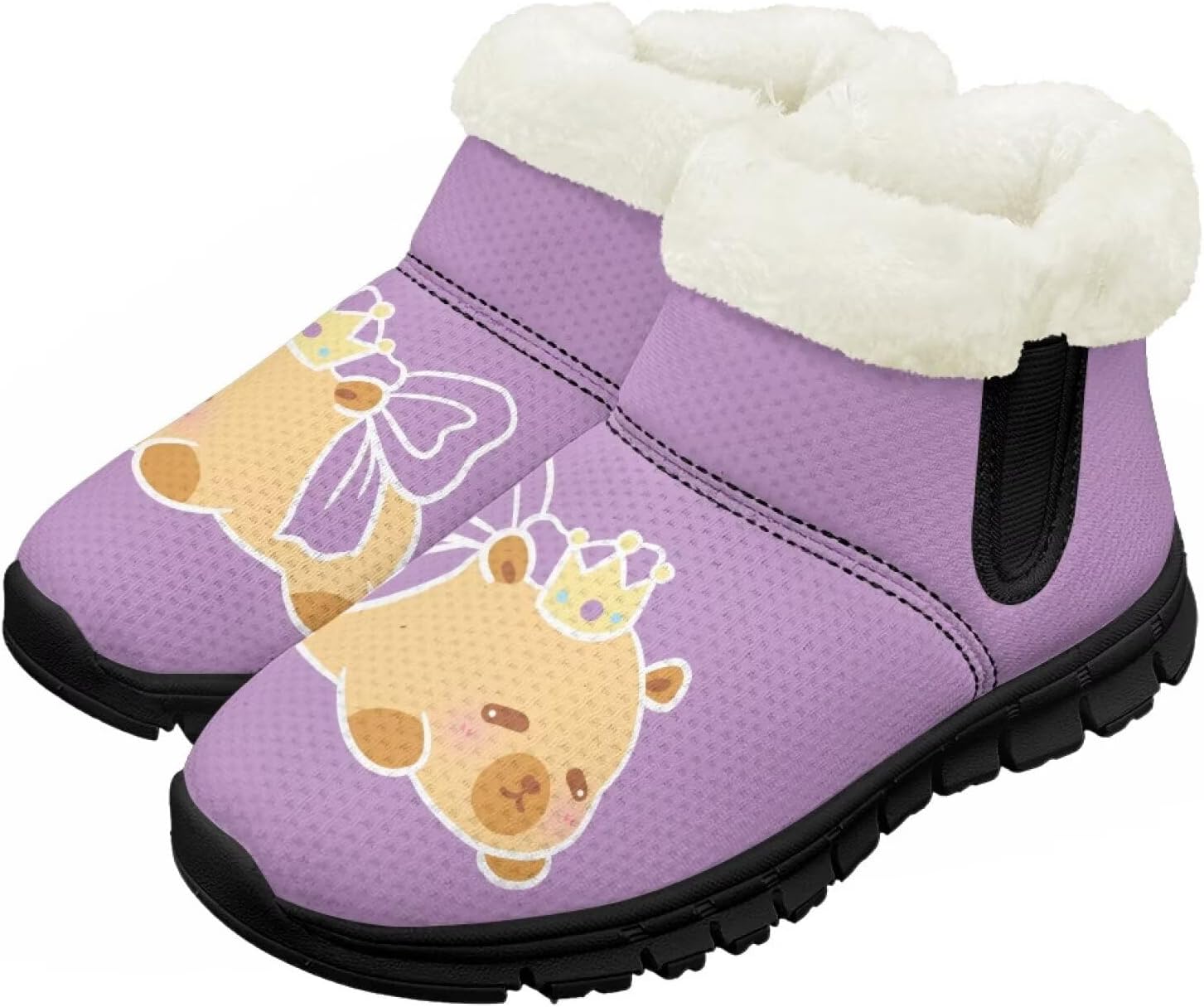 Детские зимние ботинки для мальчиков и девочек, утепленные высокие кеды с подошвой против скольжения и флисовой подкладкой, пушистые слипоны Chririnla, Cartoon Capybara
Детские зимние ботинки для мальчиков и девочек, утепленные высокие кеды с подошвой против скольжения и флисовой подкладкой, пушистые слипоны Chririnla, Cartoon Capybara